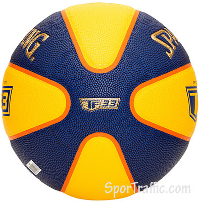 SPALDING TF33 Gold basketball ball 76-862Z 3x3 streetball