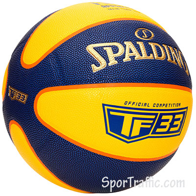SPALDING TF33 Gold basketball ball 76-862Z competition
