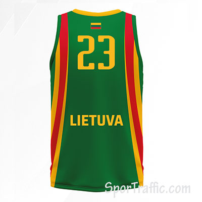 Lithuania Basketball Uniform Jersey