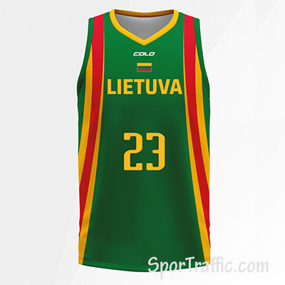 Lithuania Basketball Uniform