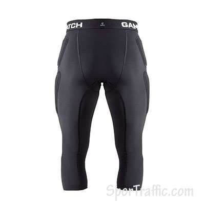 GAMEPATCH 3-4 tights with full protection black