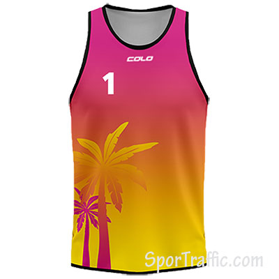 COLO Rocky Paplūdimio Tinklinio Marškinėliai