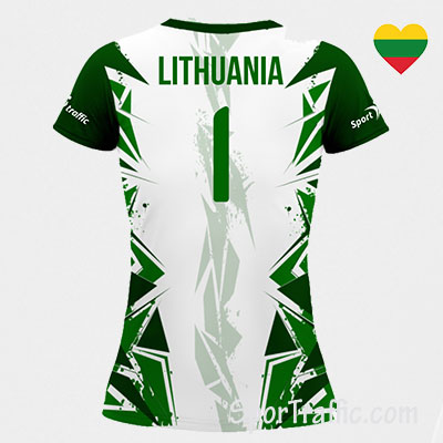 Lithuanian National Team Women Volleyball Jersey White