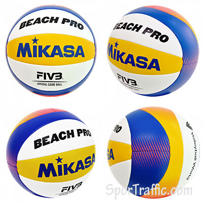 MIKASA BV550C-WYBR Beach Pro Volleyball Ball Set 4