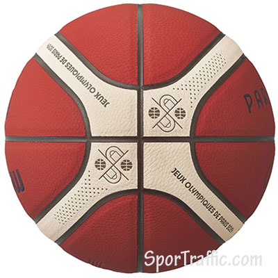MOLTEN B7G3800-2-S4F Olympic Games Basketball Ball Paris 2024
