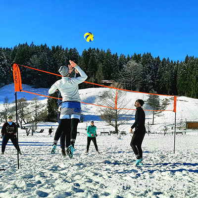 SHARKNET volleyball portable set snow